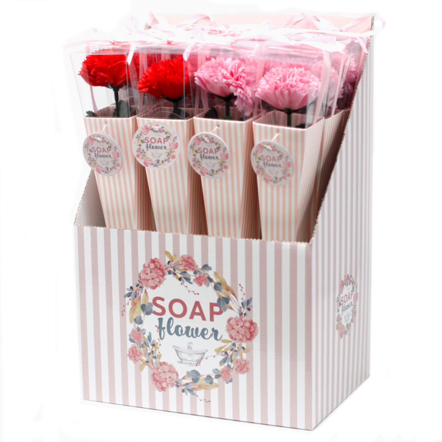 Caja de Flores de Jabón – Mini Flores Surtidas (x12)
