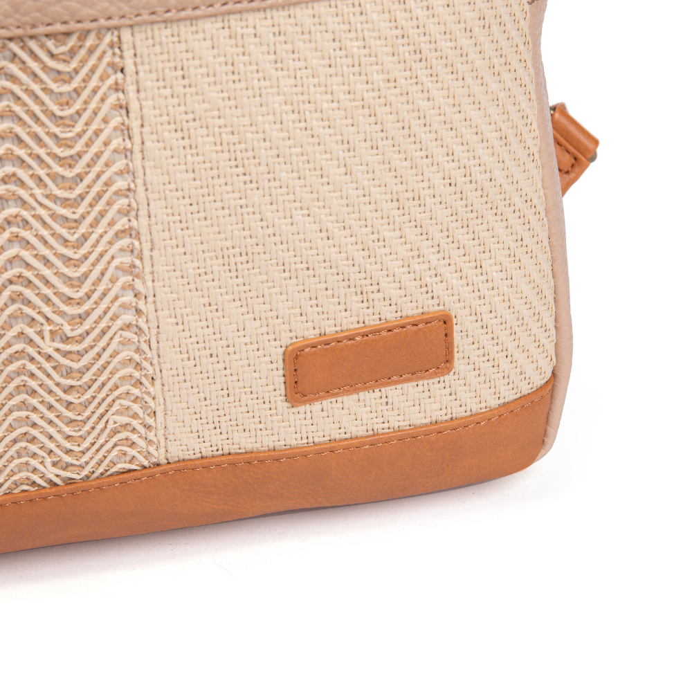 Mochila Convertible Vintage Rafia & Polipiel