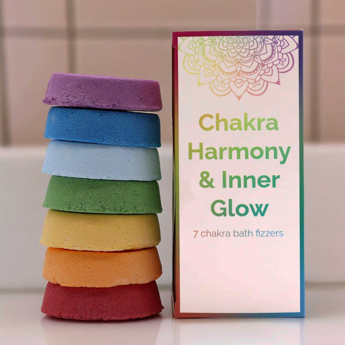Chakra Bath Bombs β Large Box (Harmony and Inner Radiance)