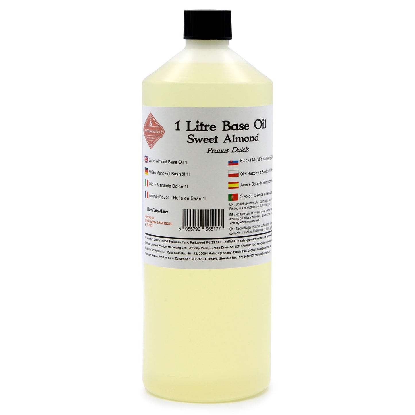 Aceite Base de Almendras dulces 1L