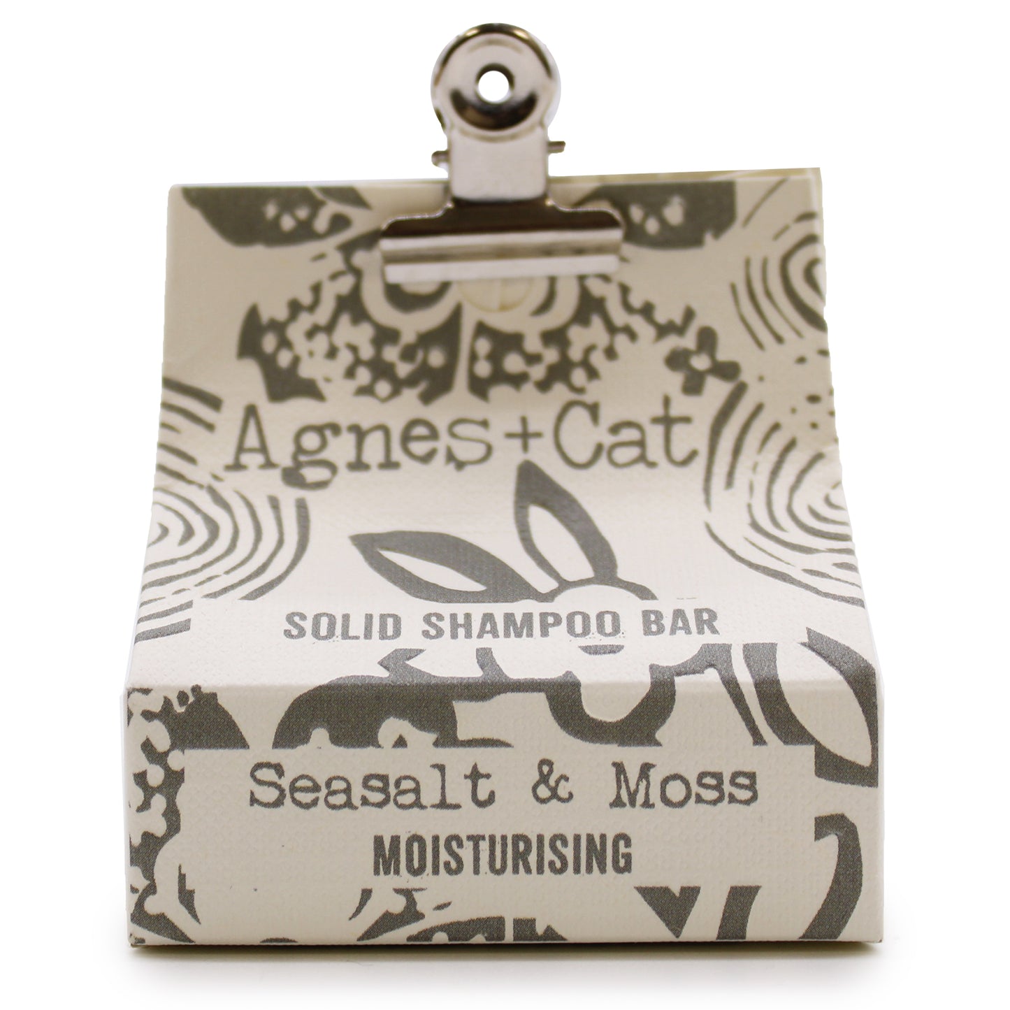 Solid shampoo with sea salt and moss