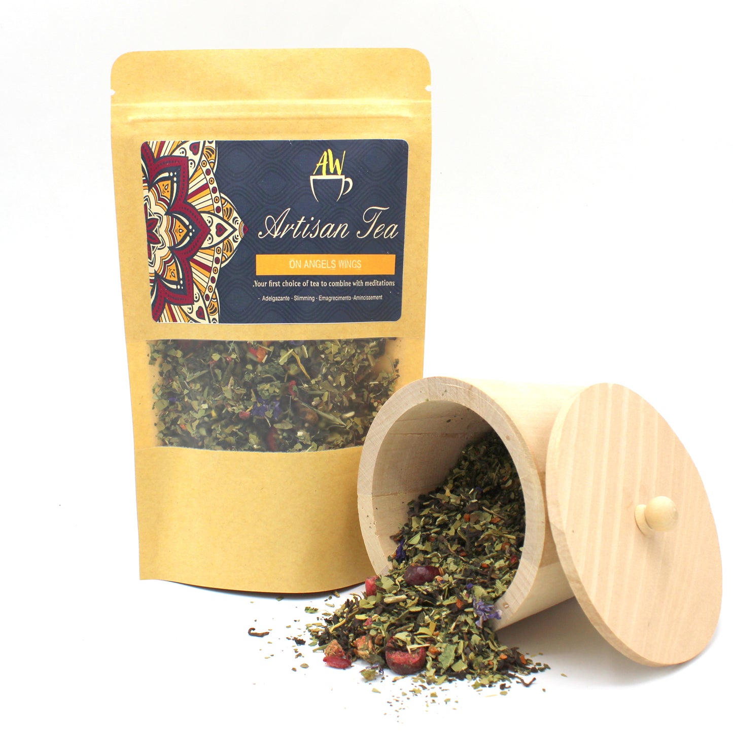 Infusión relajante con flores y especias – 50g (Alas de Ángel)