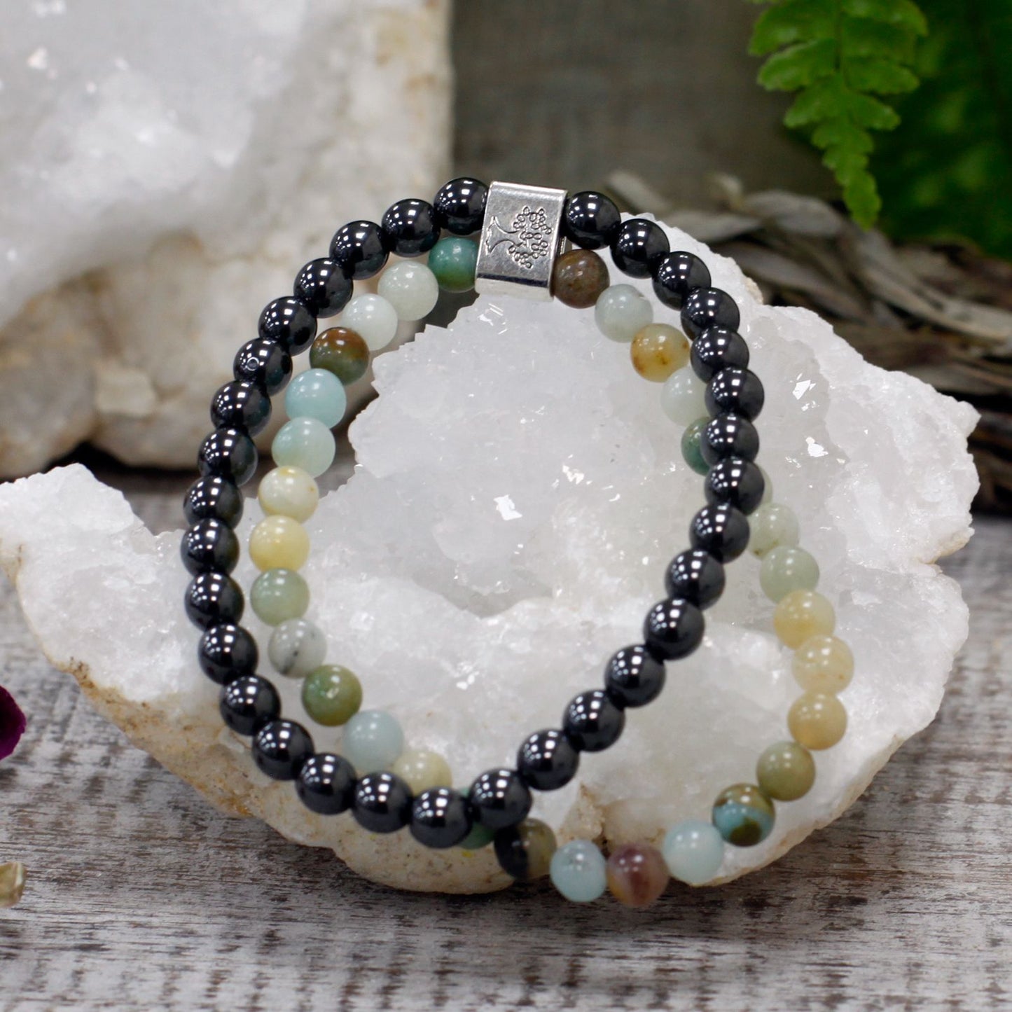 Pulsera de Piedras Magnéticas – Amazonite