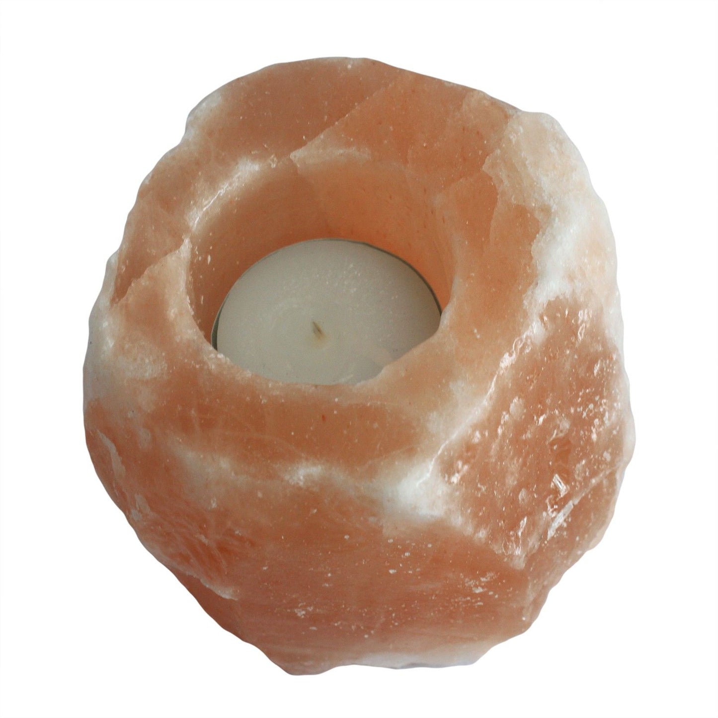 Portavelas de Sal del Himalaya Natural – 0,8 kg
