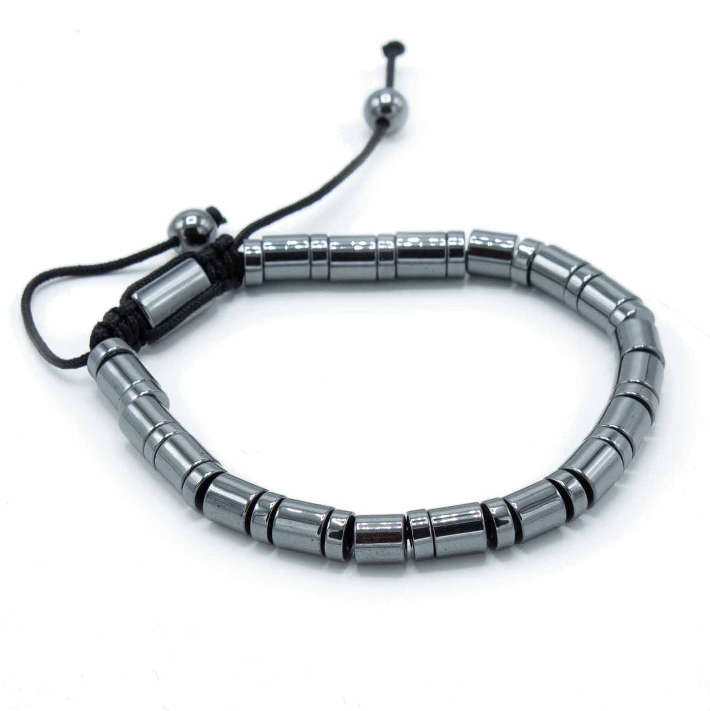 Pulsera Shamballa de Hematita – Círculos