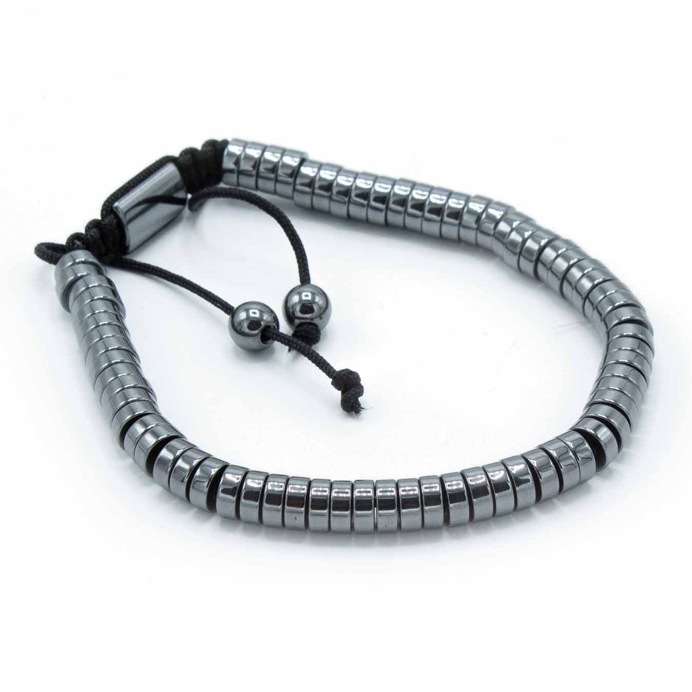 Pulsera Shamballa de Hematita – Círculos