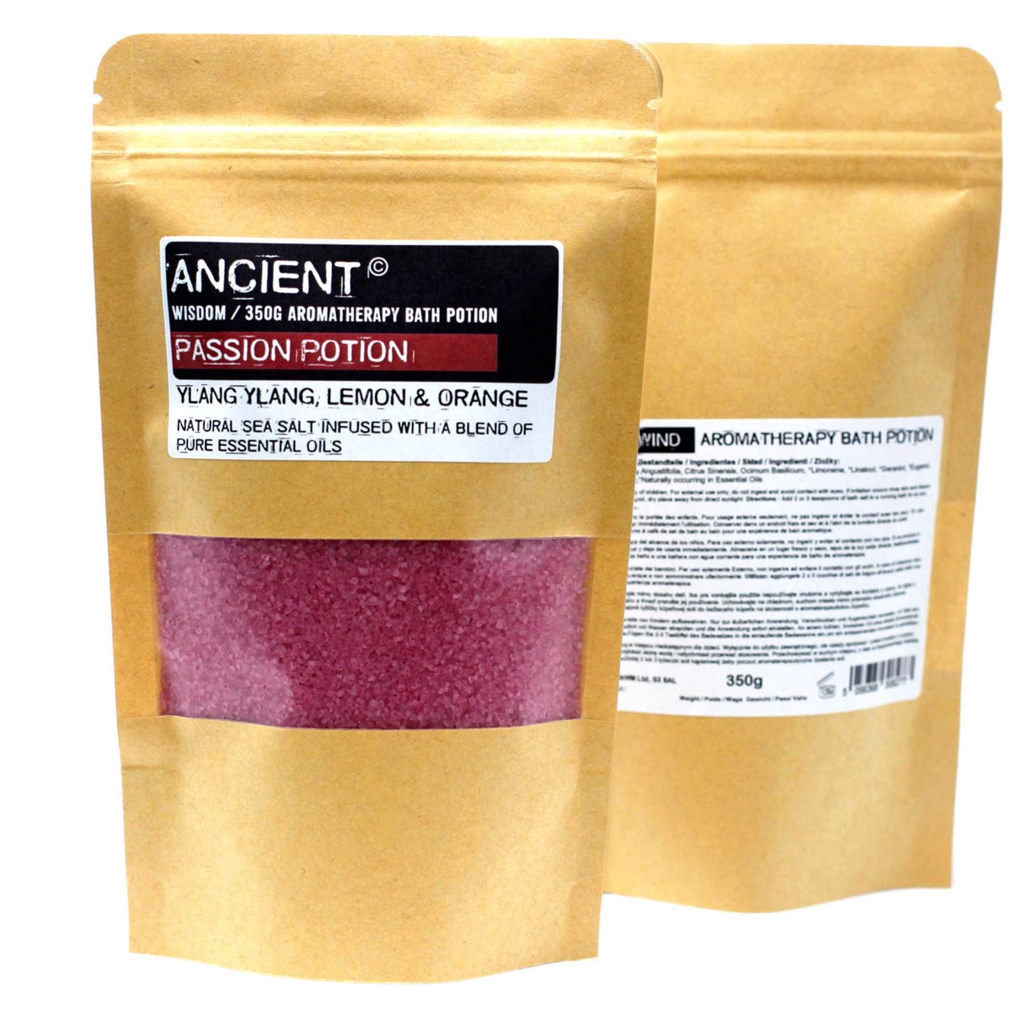 Sales de Baño Pasión 350 g – Con Ylang Ylang y Cítricos
