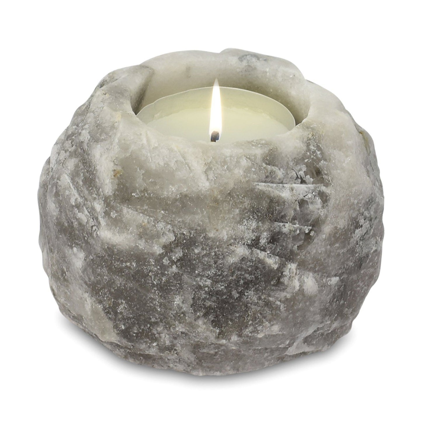 Portavelas de Sal Gris Natural – 500 a 800 g