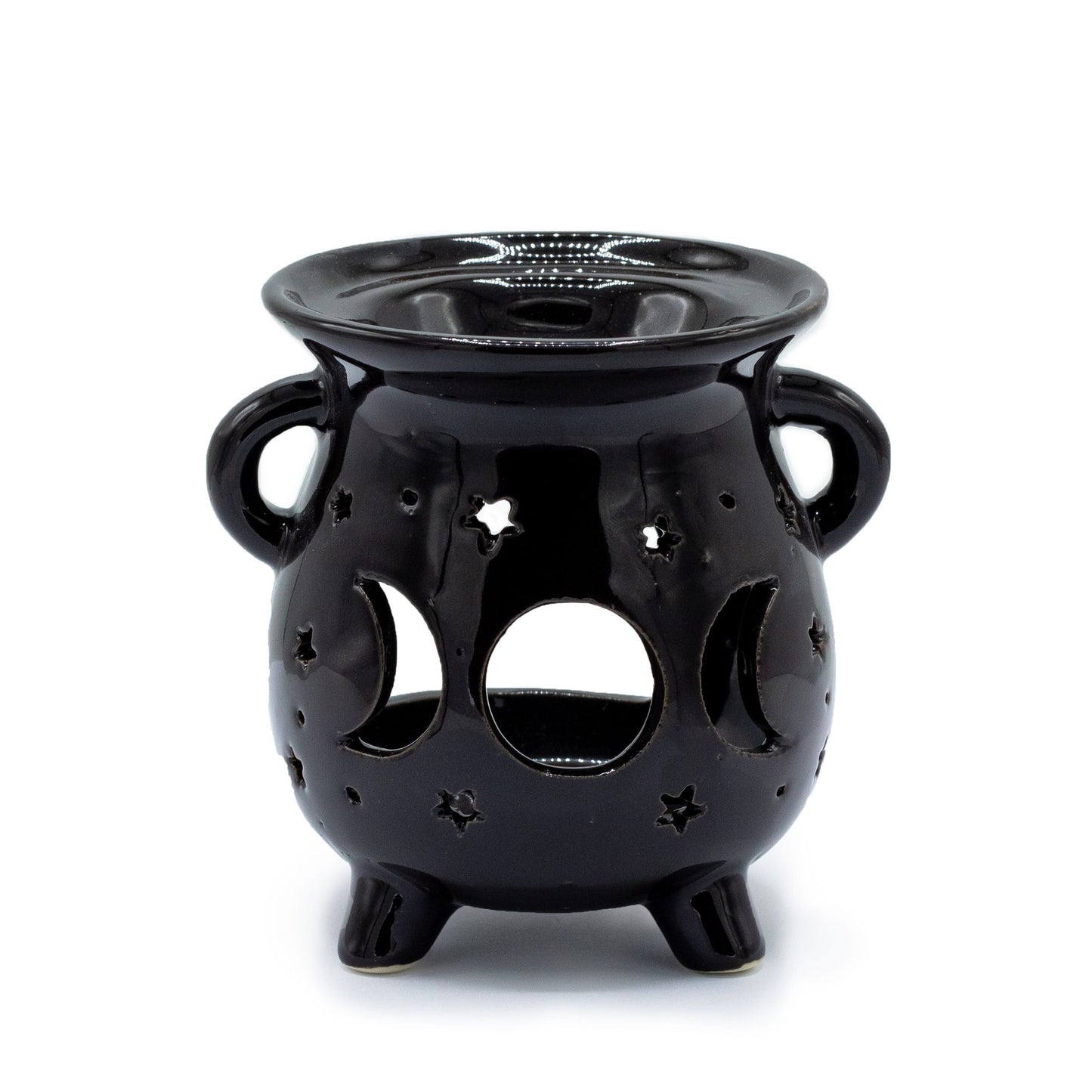 Quemador de Aceite Negro – Caldero con Fases Lunares