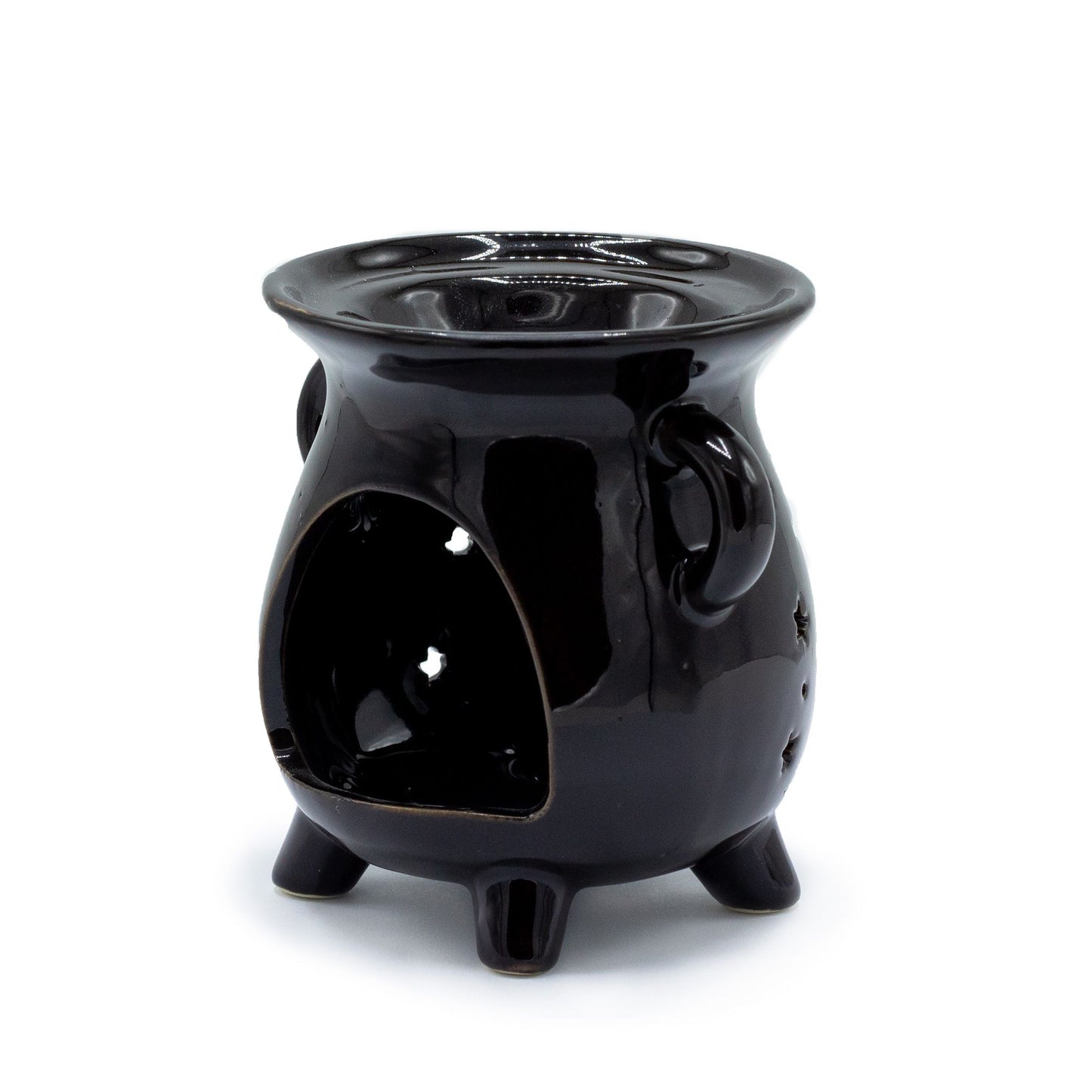 Quemador de Aceite Negro – Caldero con Fases Lunares