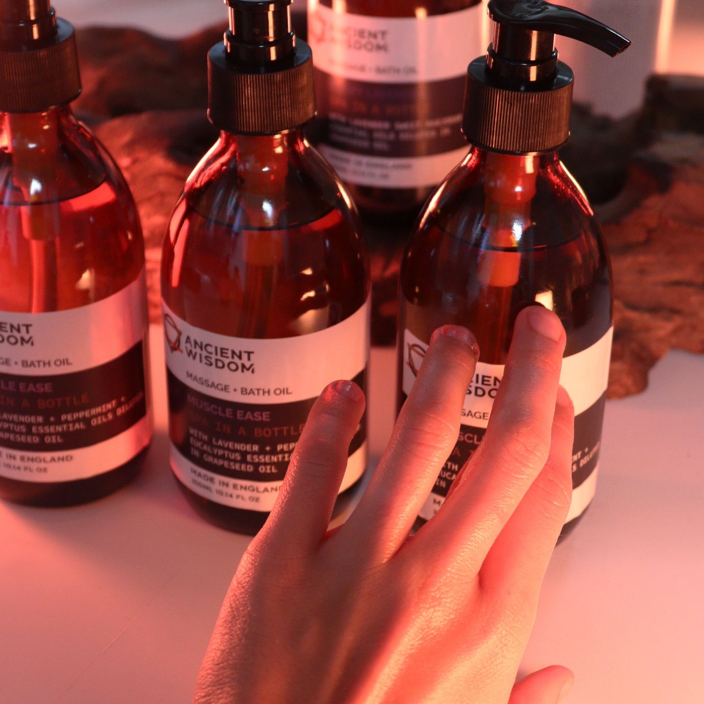 Aceite de Masaje y Baño de Aromaterapia – Naranja, Pomelo y Salvia Esclarea 300 ml