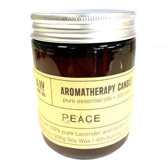Vela Aromática de Lavanda & Geranio