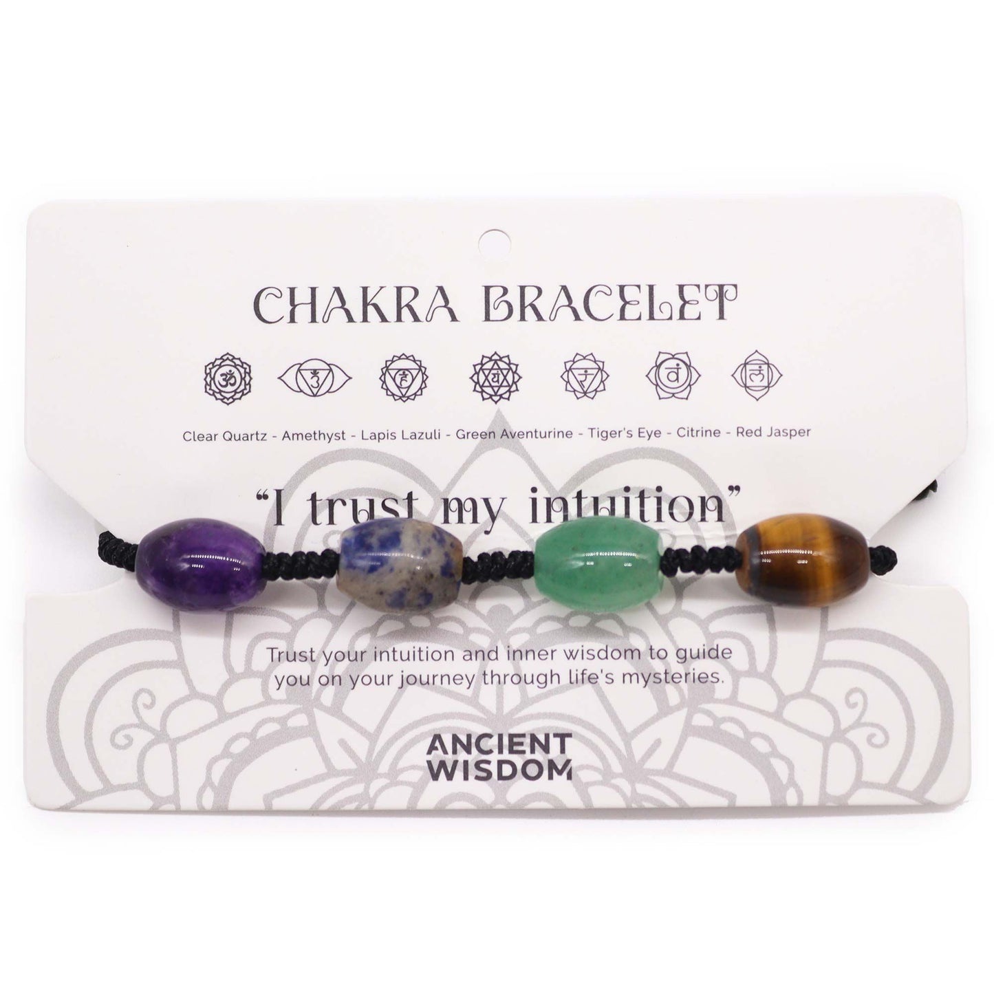 Pulsera de chakras – Confío en mi intuición