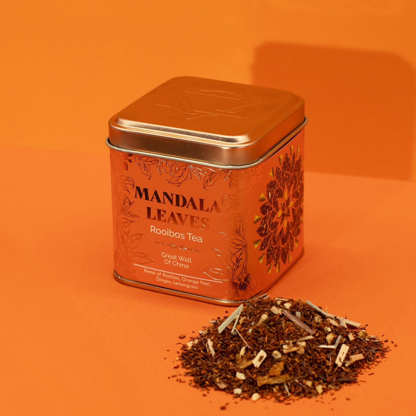 Rooibos ecológico Gran Muralla China con naranja, jengibre y hierba limón – 50 g