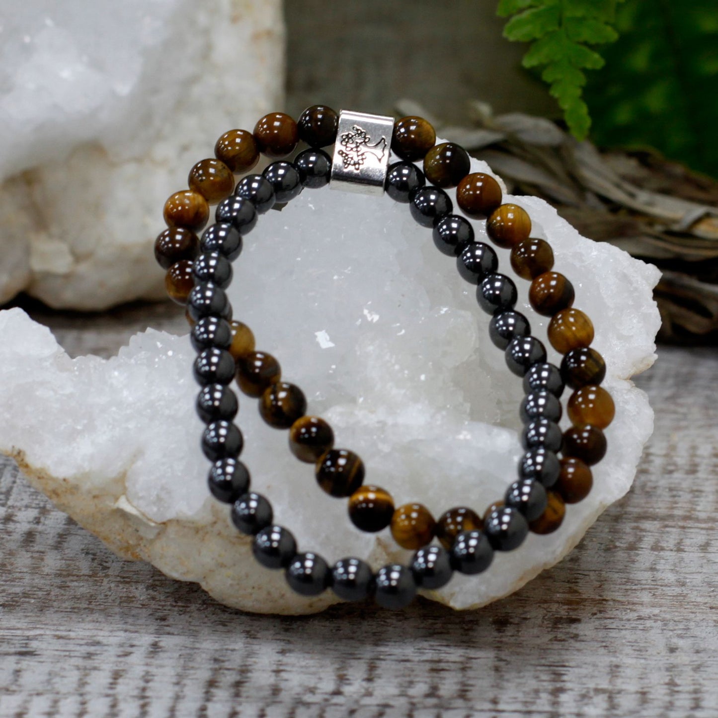 Pulsera de Piedras Magnéticas – Ojo de Tigre
