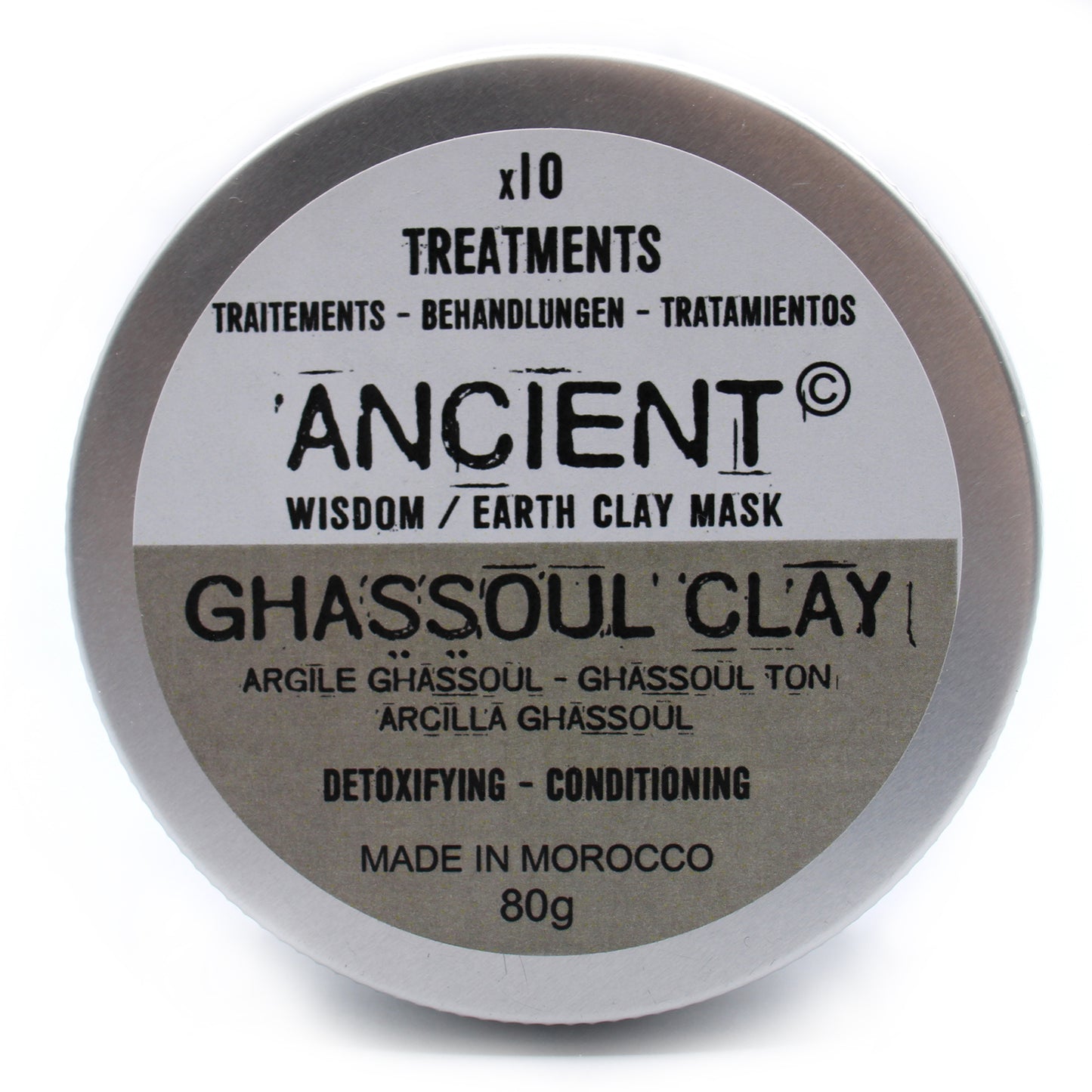 Arcilla Ghassoul Marroquí 100% Pura – Limpieza Facial Detox 80g