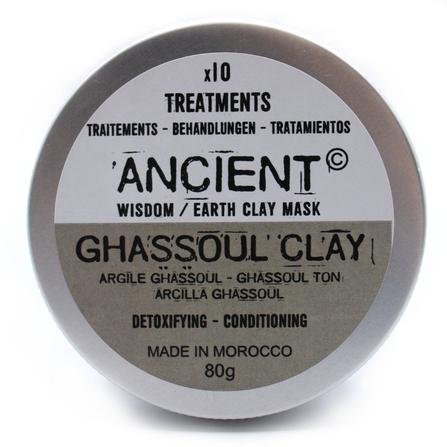 Arcilla Ghassoul Marroquí 100% Pura – Limpieza Facial Detox 80g