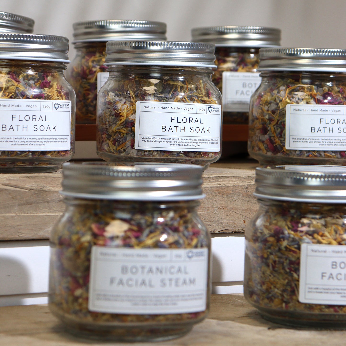 Mezcla de Baño Floral Natural