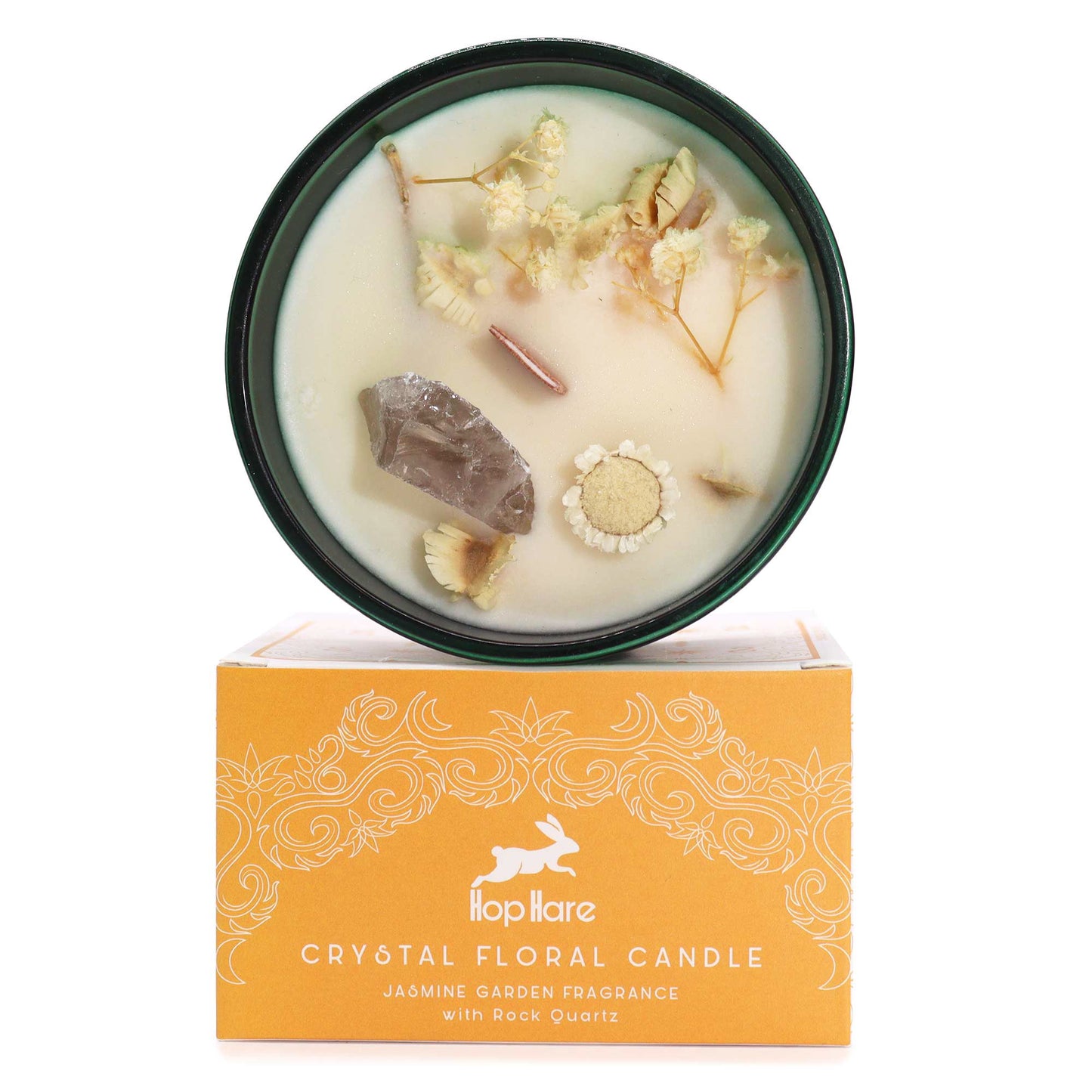 Hop Hare Crystal Magic Flower Candle – Lion