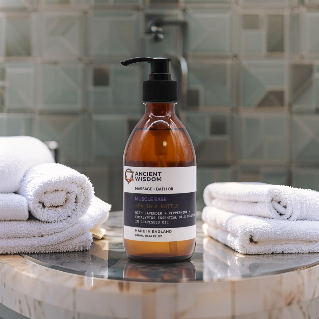 Aceite de masaje y baño de aromaterapia - Tensión Muscular 300 ml