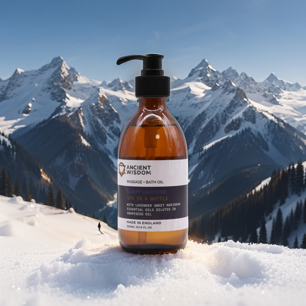 Aceite de Masaje y Baño de Aromaterapia – Lavanda y Mejorana Dulce 300 ml