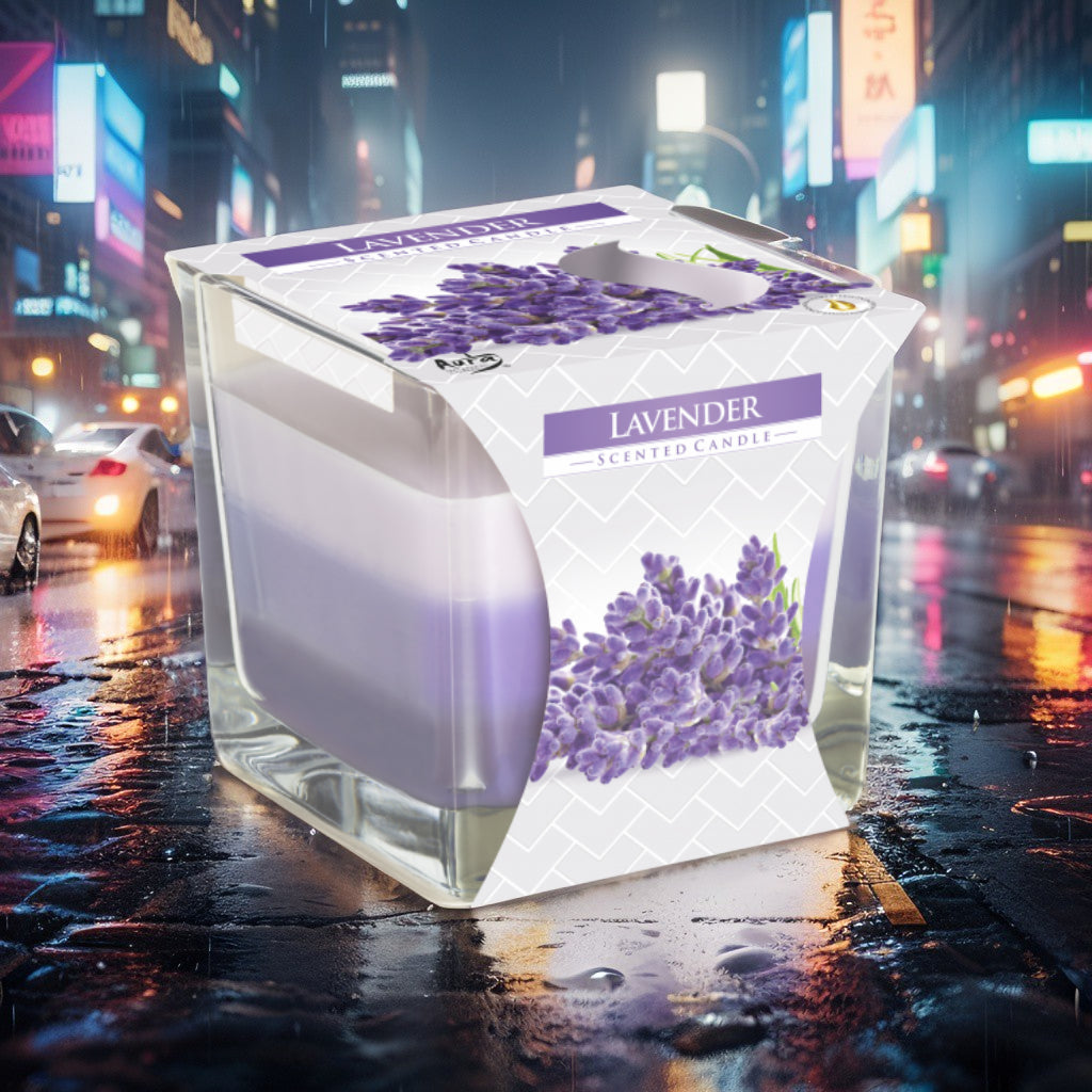 Vela Arcoíris – Lavanda Serena