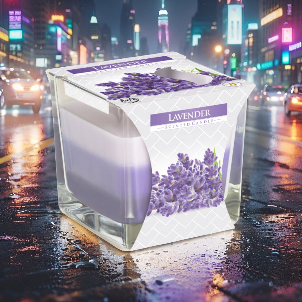 Vela Arcoíris – Lavanda Serena