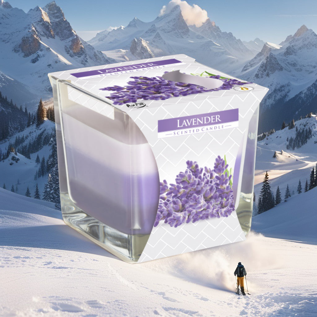 Vela Arcoíris – Lavanda Serena