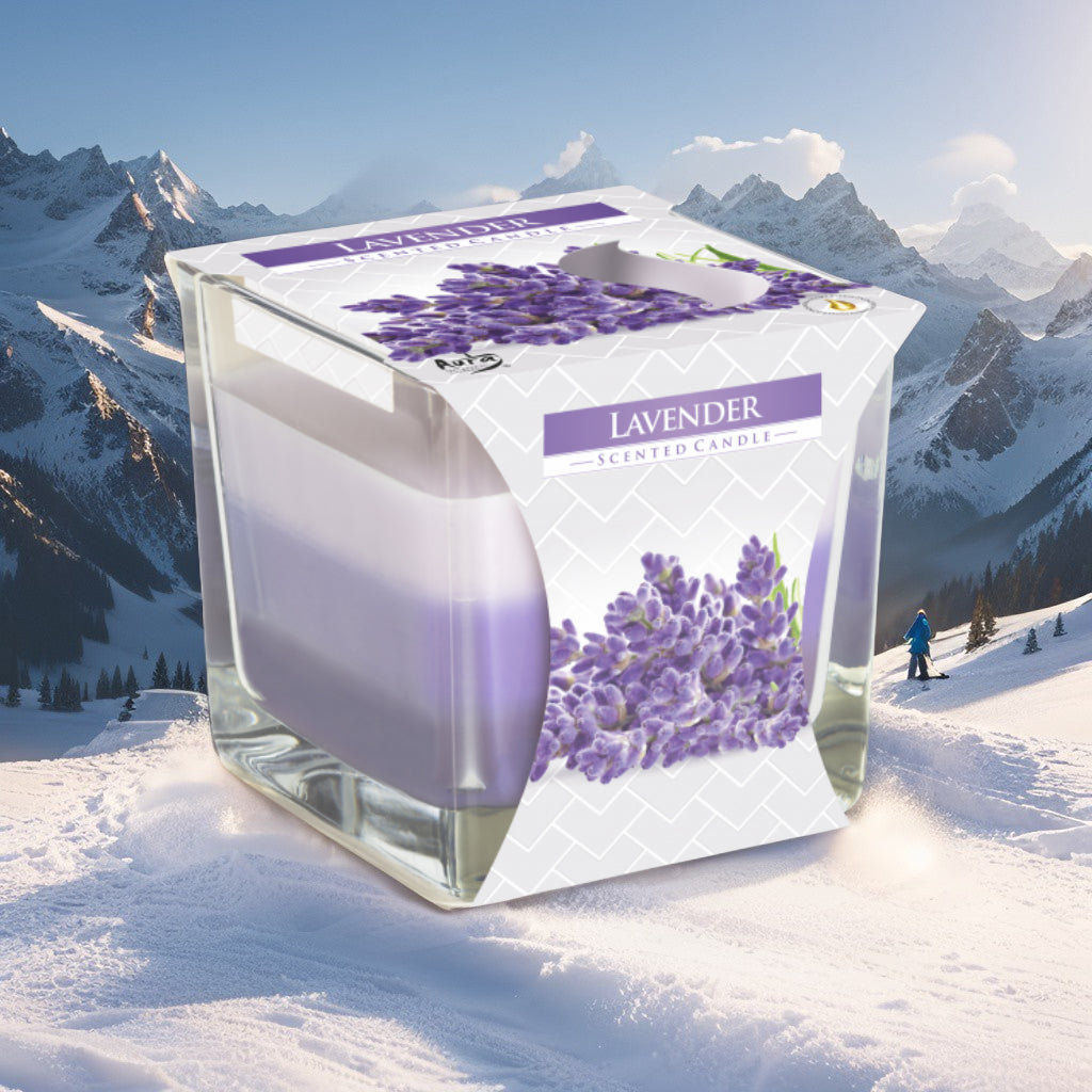 Vela Arcoíris – Lavanda Serena