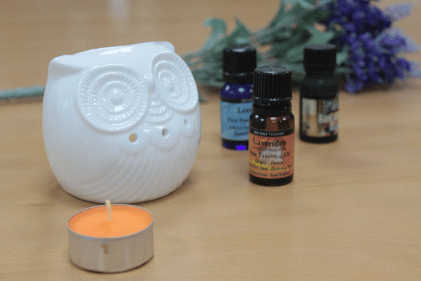 Classic Oil Burner - Short Owl