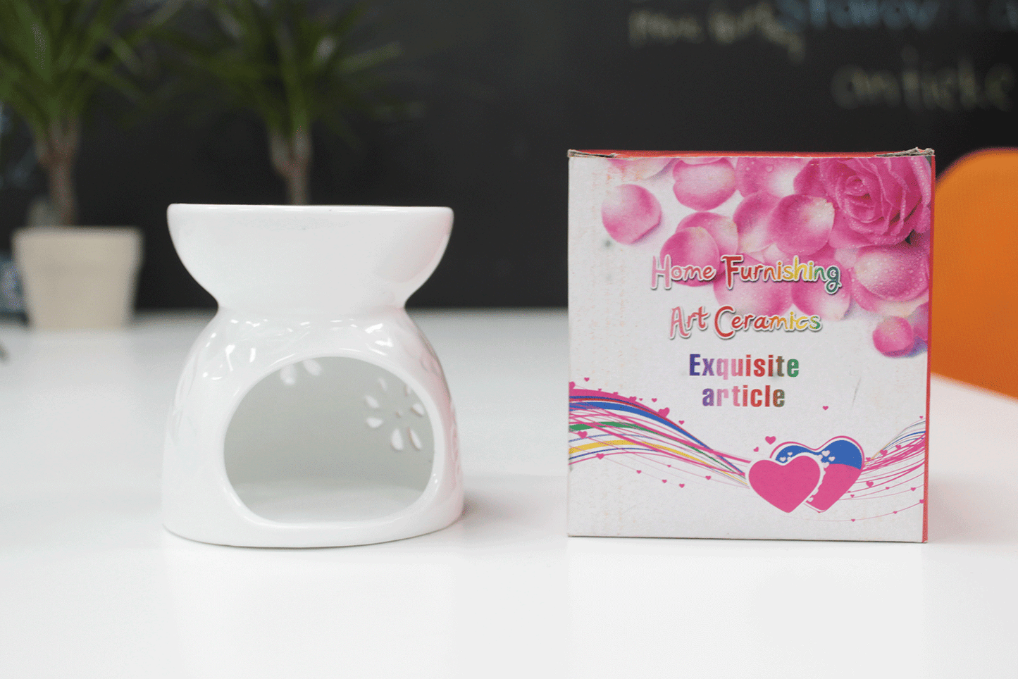 Quemador Floral Azul