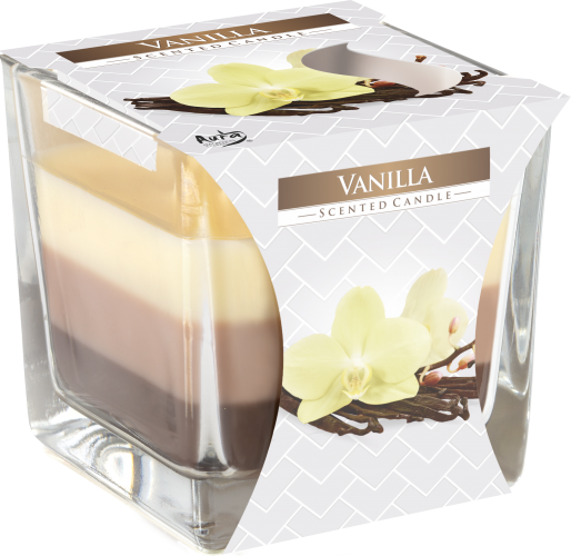 Vela de Arcoíris en Tarro – Vainilla