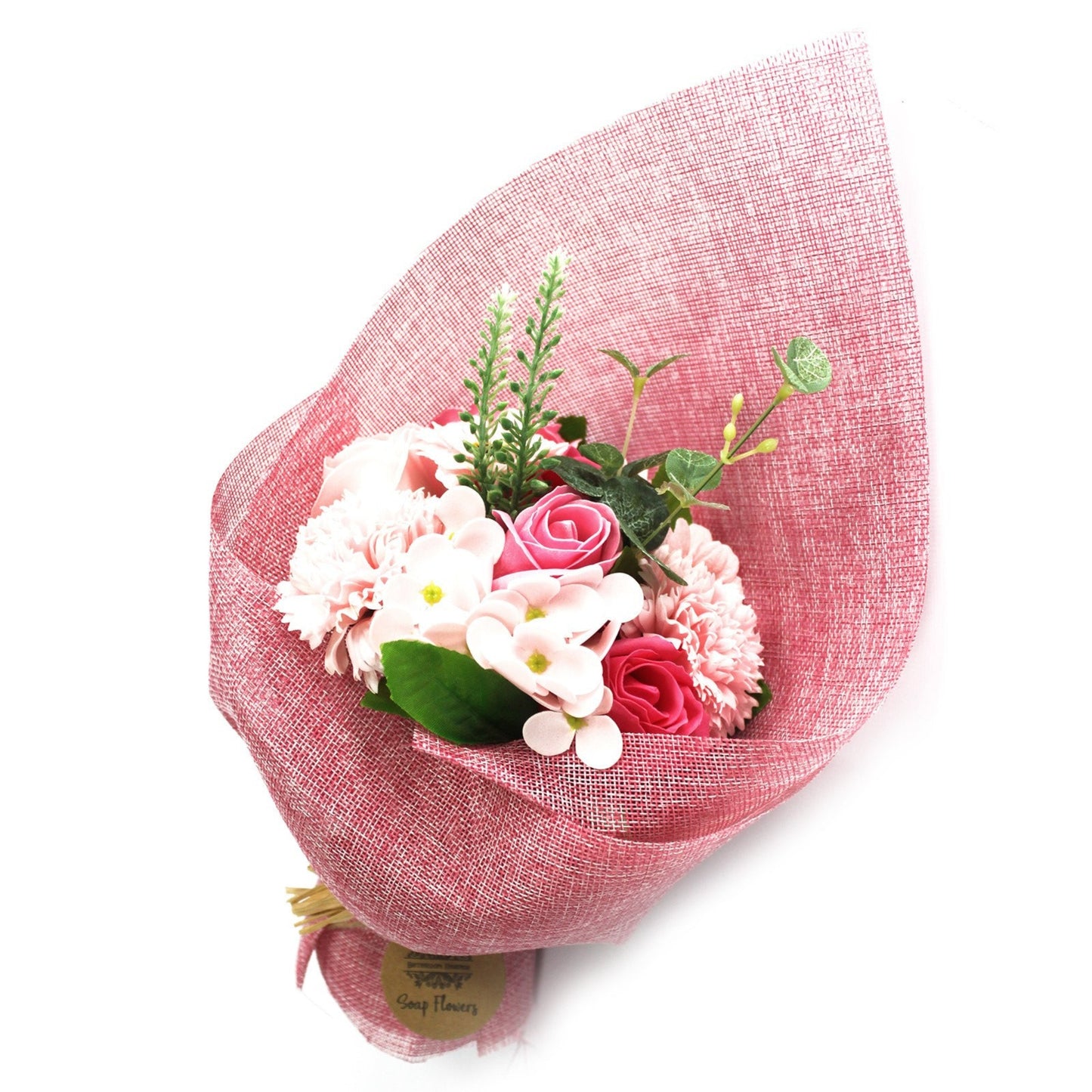 Soap Flower Bouquet - Pink