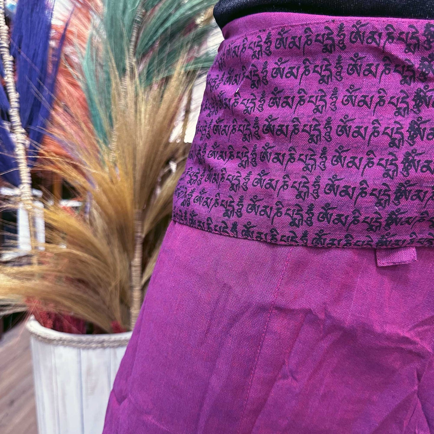 Pantalones Thai Mandala Morado – Yoga, Meditación y Estilo Bohemio