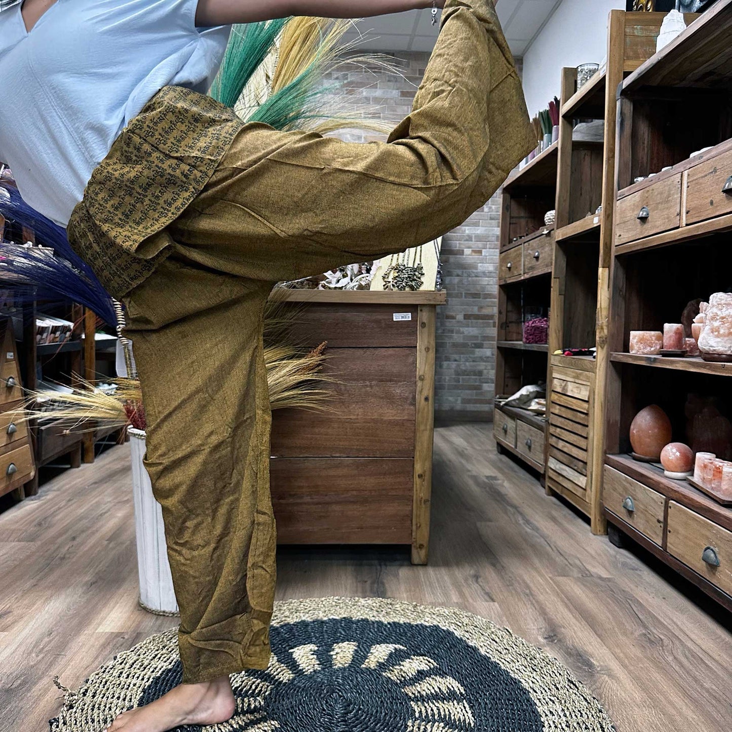 Pantalones Thai Mandala Naranja