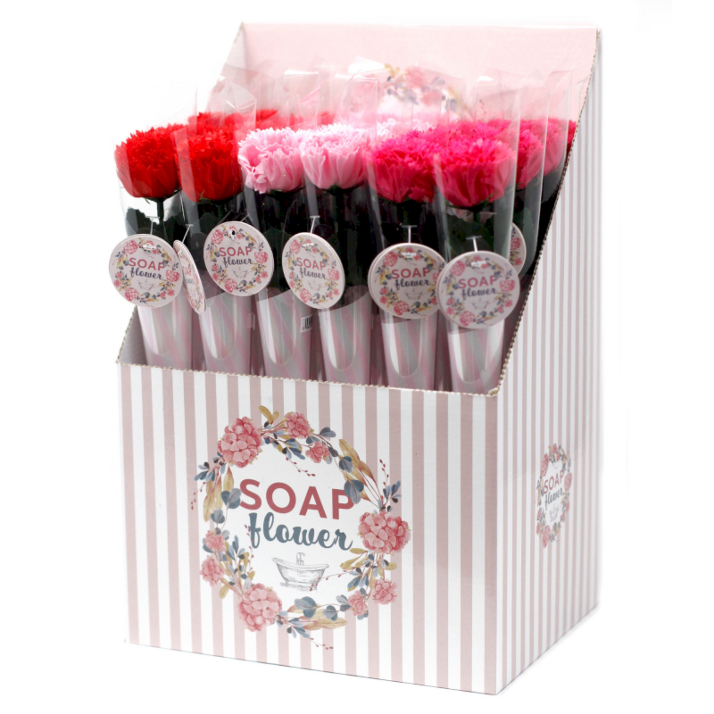 Caja de Flores de Jabón – Mini Flores Surtidas (x12)