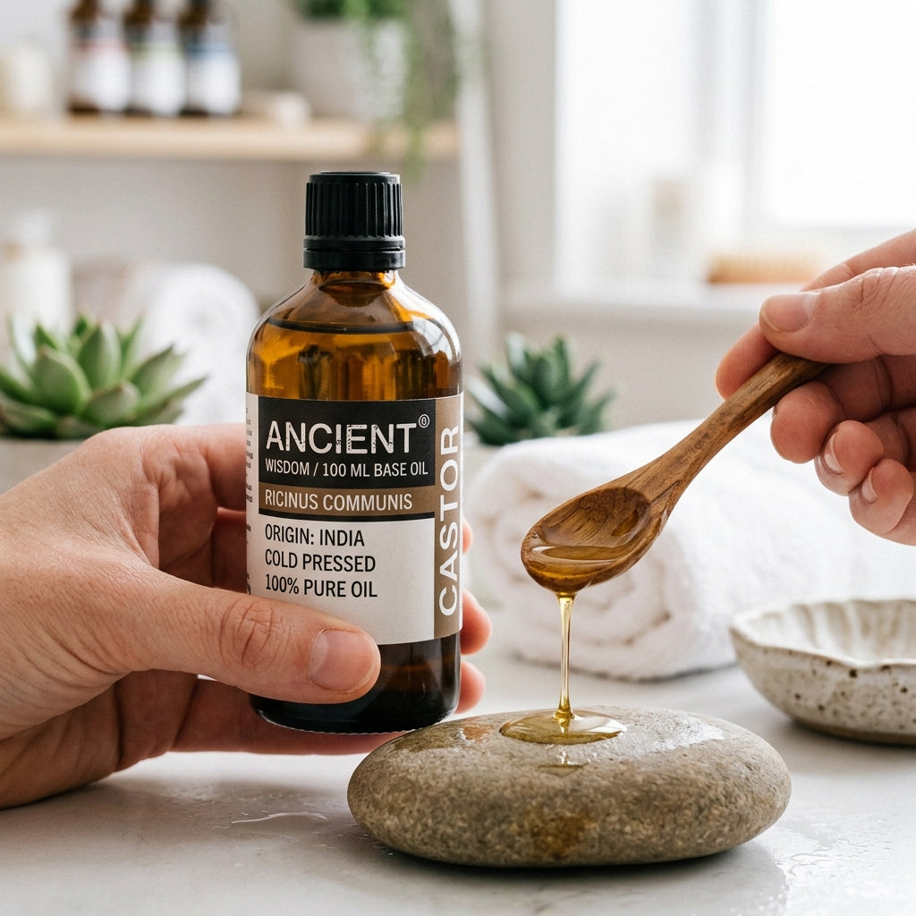 Aceite de ricino puro para zonas específicas de piel y cabello, uso cosmético