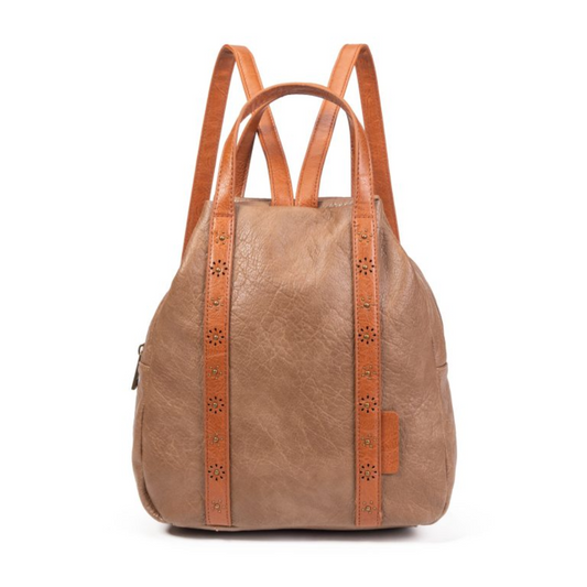 Mochila Antirrobo SaraBag Apricot – Polipiel Vegana y Estilo Urbano