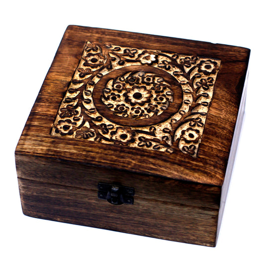 Wooden Aromatherapy Box (25 capacity)
