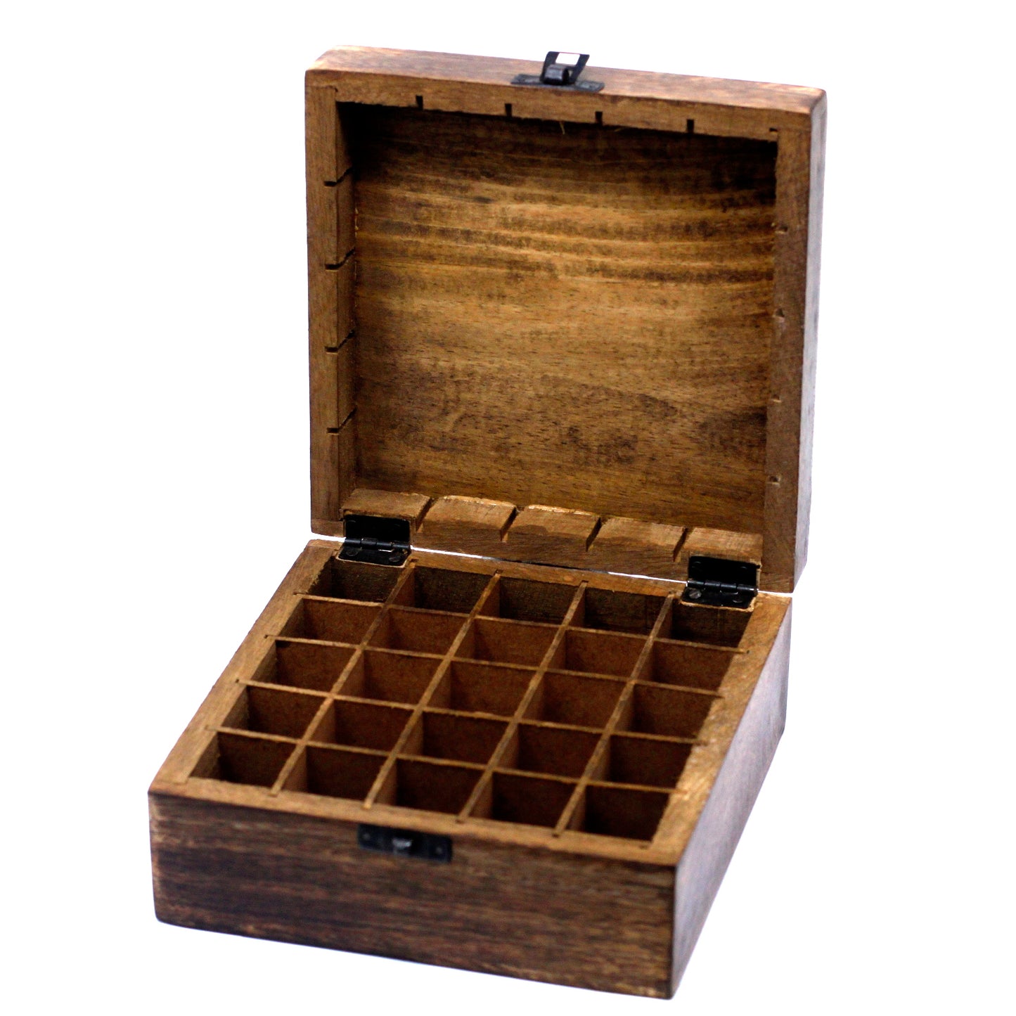 Caja de Aromaterapia de Madera (capacidad para 25)