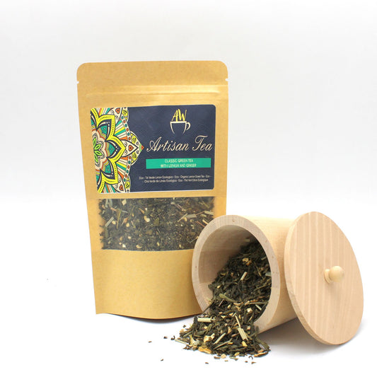 Té Verde Ecológico con Limón y Jengibre – 50 g