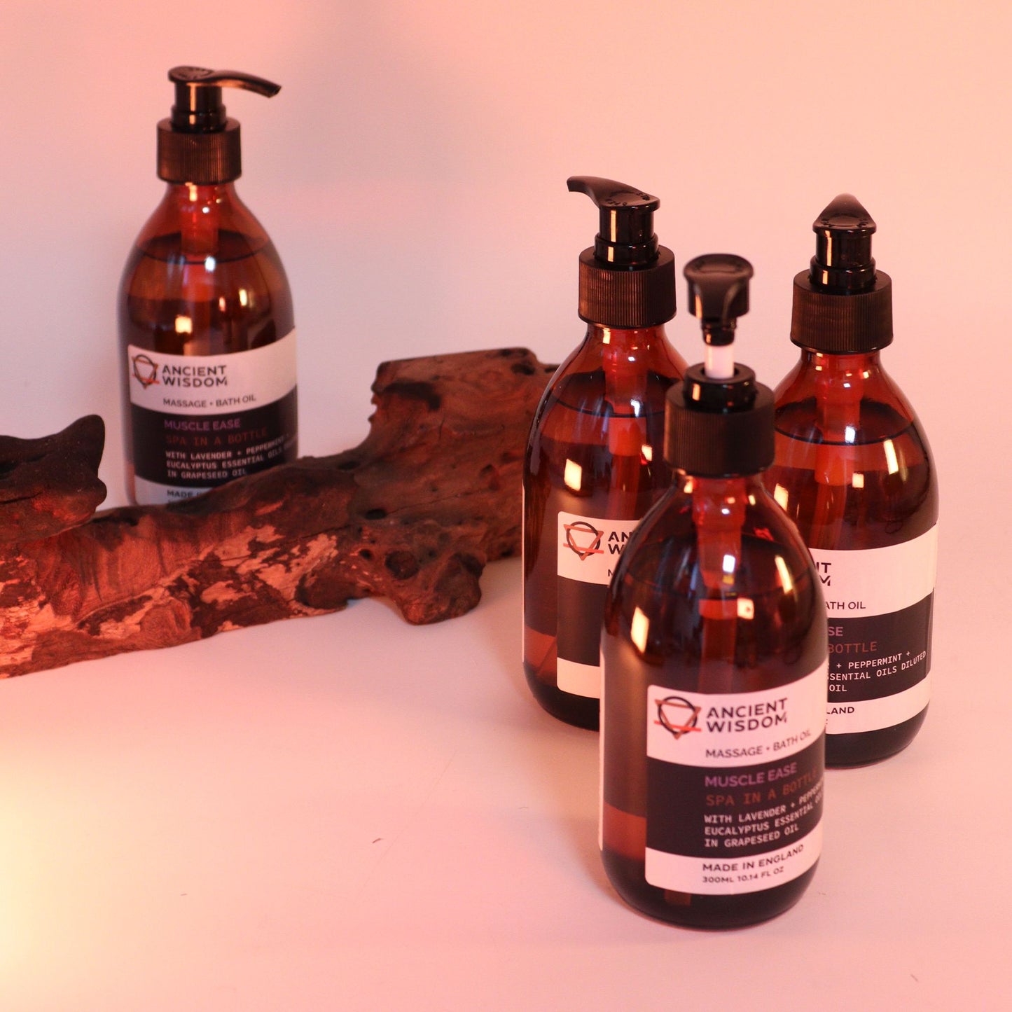Aceite de Masaje y Baño de Aromaterapia – Naranja, Pomelo y Salvia Esclarea 300 ml