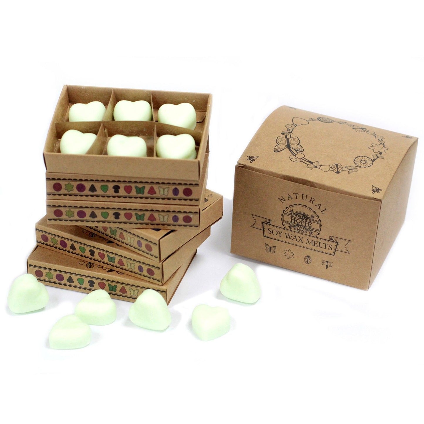 Caja Regalo de 6 Ceras de Soja – Mantequilla de Brandy