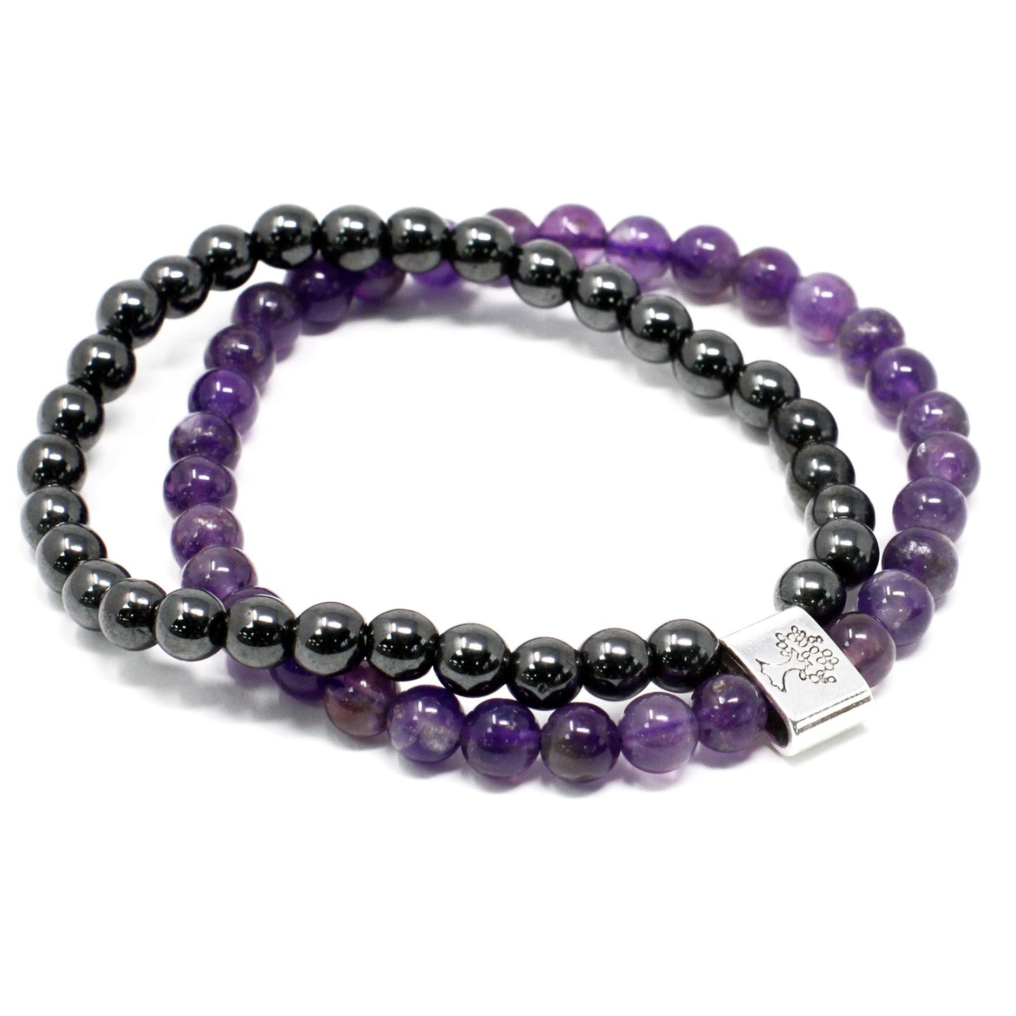 Pulsera Magnética de Piedras Naturales – Amatista