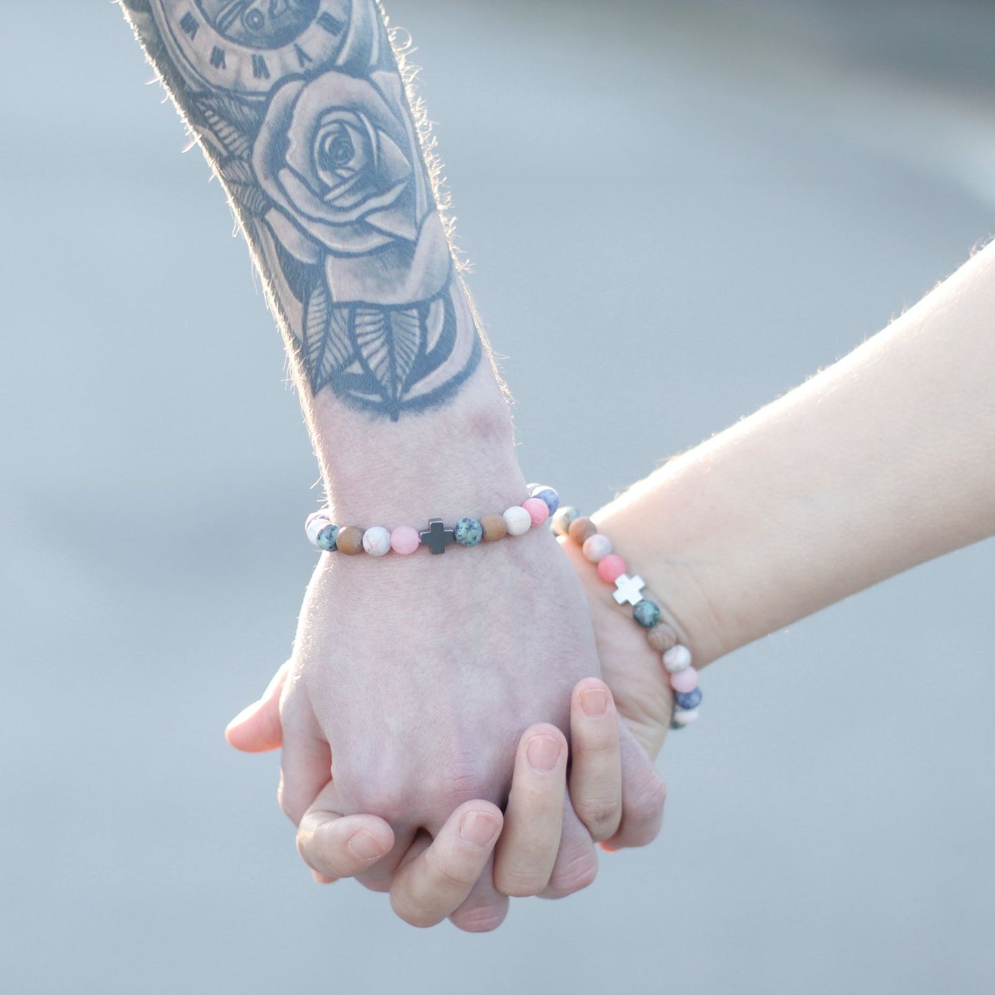 Pulsera de Piedras Naturales – Soporte Emocional Arcoíris