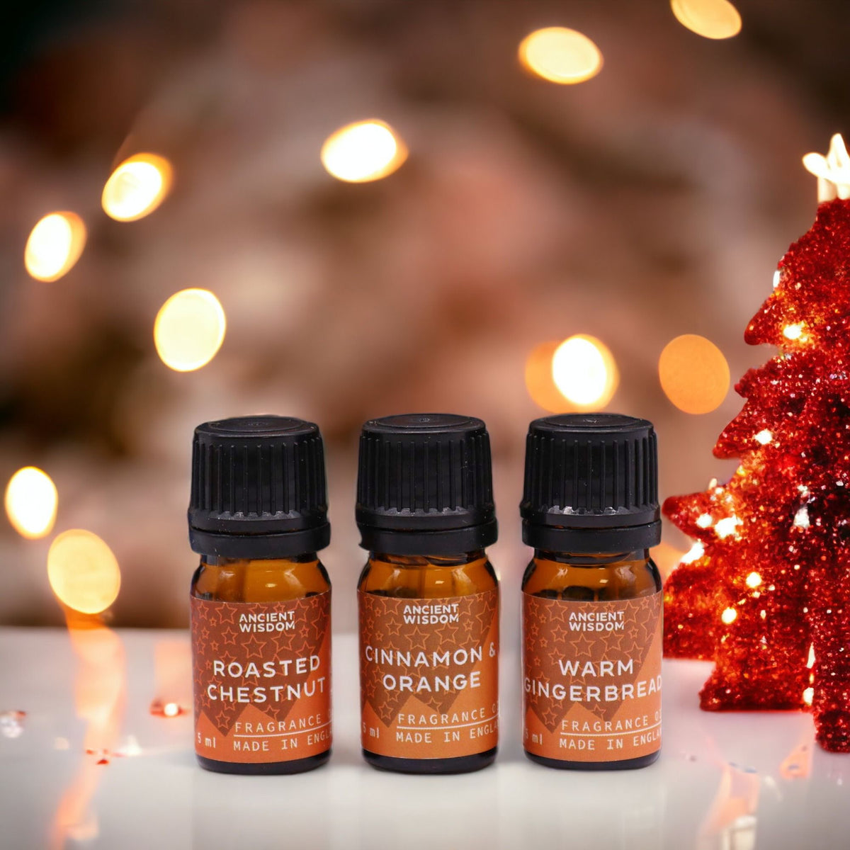 Set de 12 Aceites Aromáticos de Navidad – Delicias Festivas