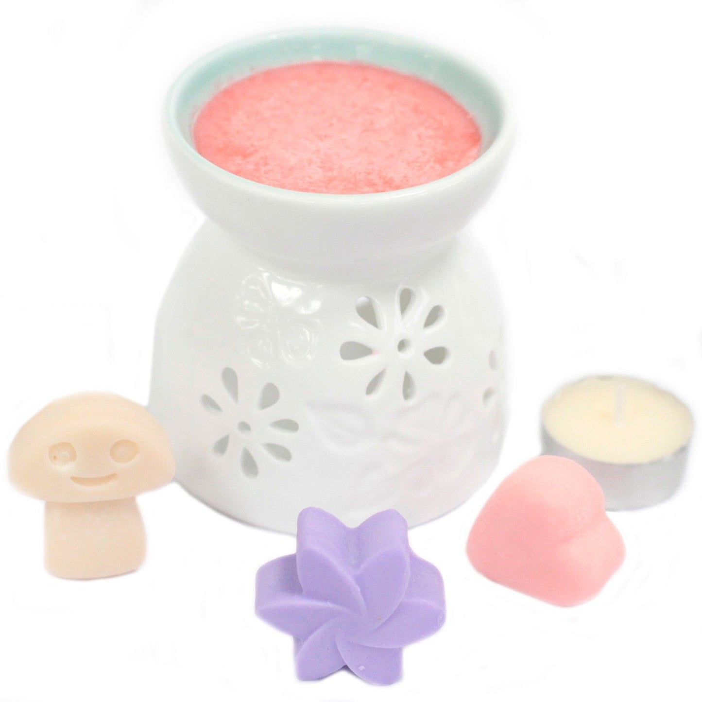 Ceras de Soja Aromáticas Almizcle Blanco – Caja Regalo (6 unidades)