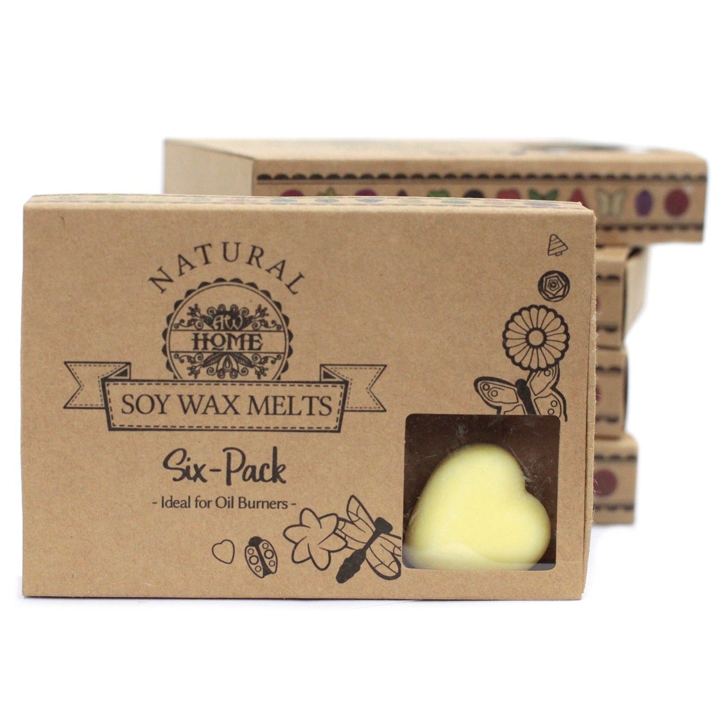 Caja Regalo de 6 Ceras de Soja – Mantequilla de Brandy