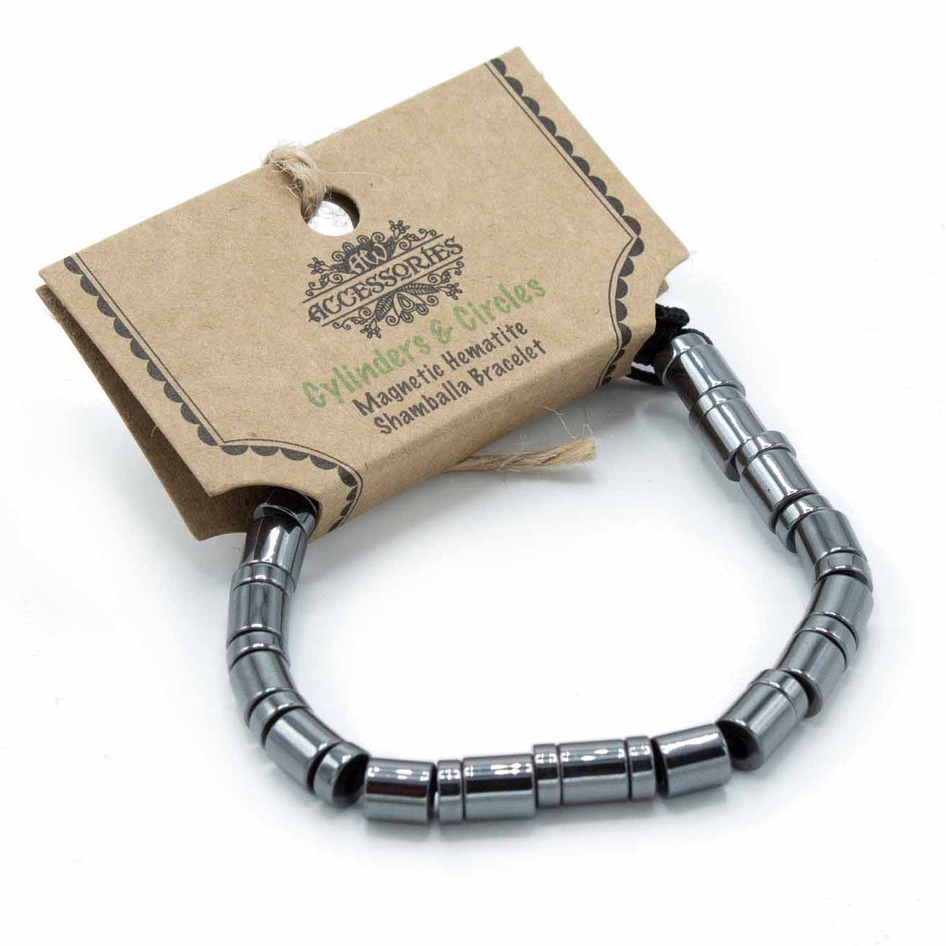 Pulsera Shamballa de Hematita – Círculos