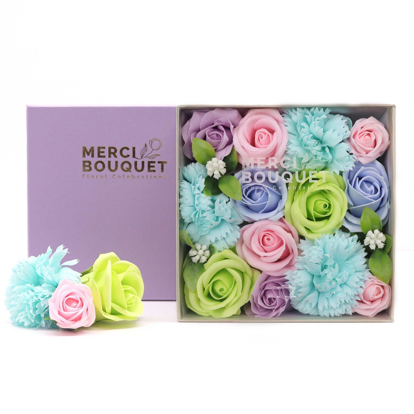 Caja Rosas de Jabón Baby Blessings - Blues